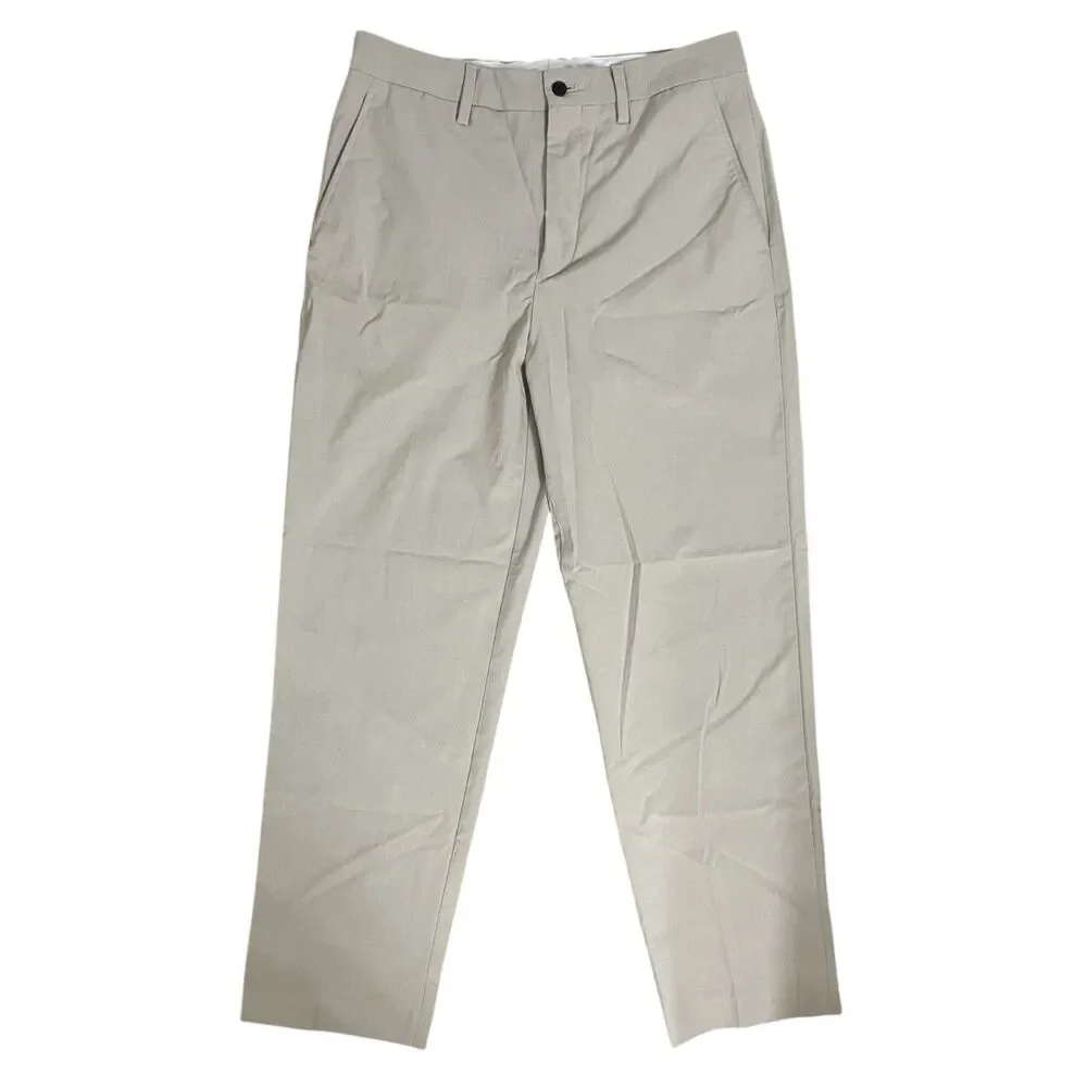ZARA Beige Pants Women Size 31 EU 40 Straight Casual Trousers